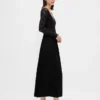Maxikleid aus verschiedenen Materialien