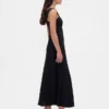 Maxikleid aus verschiedenen Materialien