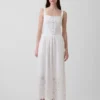 Maxikleid im Korsett-Stil mit Schnürung