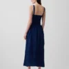 Maxikleid im Korsett-Stil mit Schnürung