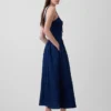 Maxikleid im Korsett-Stil mit Schnürung