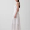 Maxikleid im Korsett-Stil mit Schnürung
