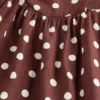 Maxikleid mit Naht und tief sitzender Taille