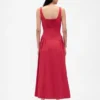 Maxikleid mit Raffungen