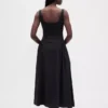 Maxikleid mit Raffungen