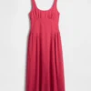 Maxikleid mit Raffungen