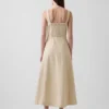 Maxikleid mit U-Ausschnitt