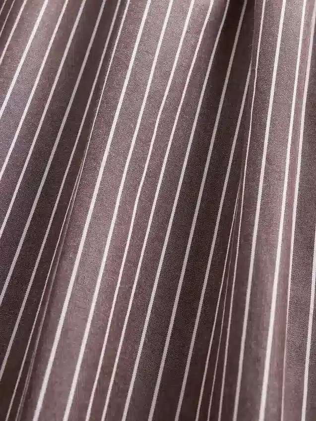 Maxirock aus Popeline mit tief sitzender Taille