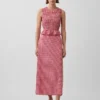 Maxirock mit Gingham-Muster