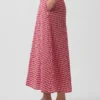 Maxirock mit Gingham-Muster