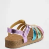 Metallic-Fischersandalen für Kleinkinder