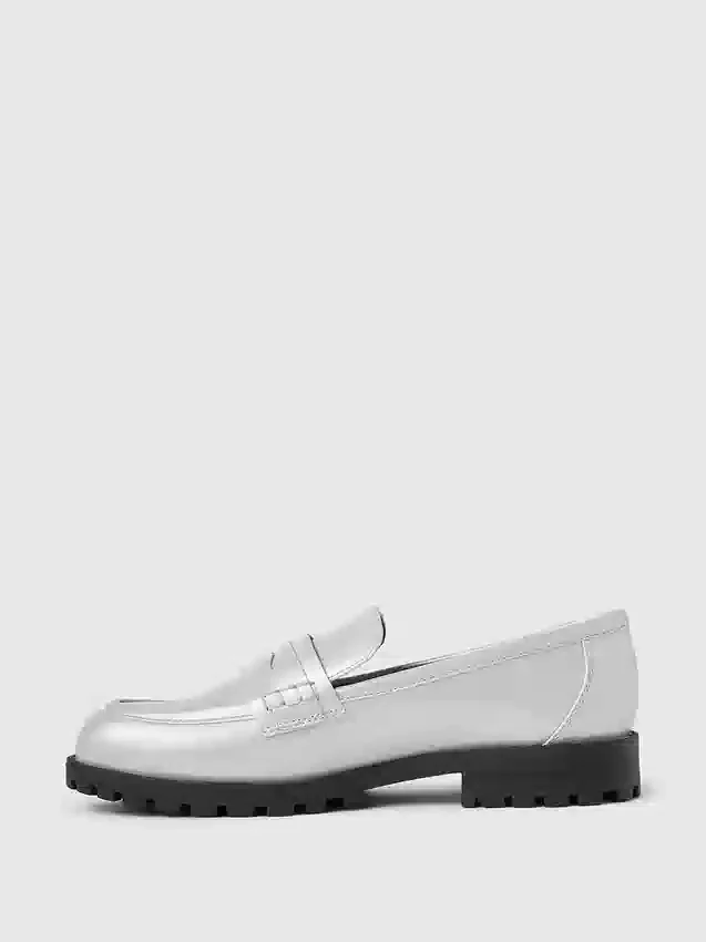 Metallic-Loafer für Kinder