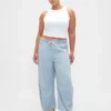Mid-Rise-Jeans „Easy Horseshoe“ aus ultraweichem Denim mit Streifen