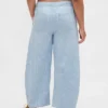 Mid-Rise-Jeans „Easy Horseshoe“ aus ultraweichem Denim mit Streifen