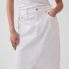 Midi-Bleistiftrock aus Denim
