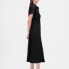 Midi-Hemdkleid aus Leinenmischung