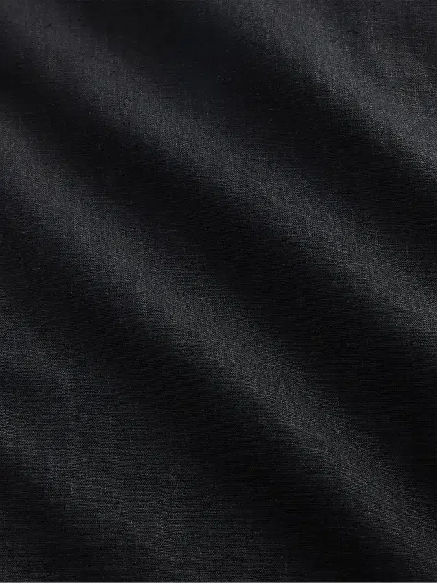 Midi-Hemdkleid aus Leinenmischung