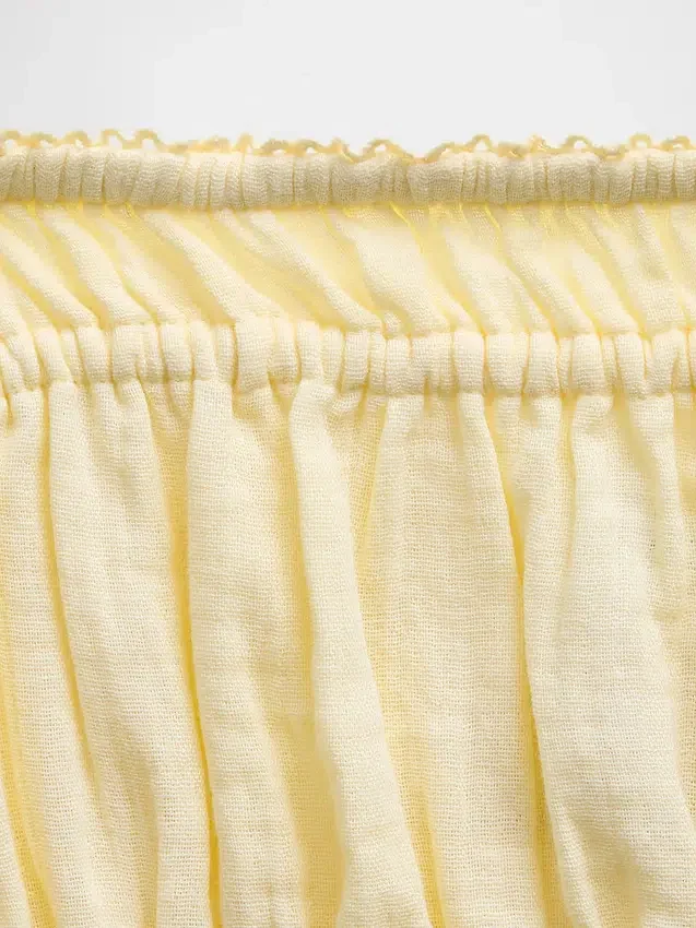 Midi-Kleid aus Baumwollgaze für Kinder