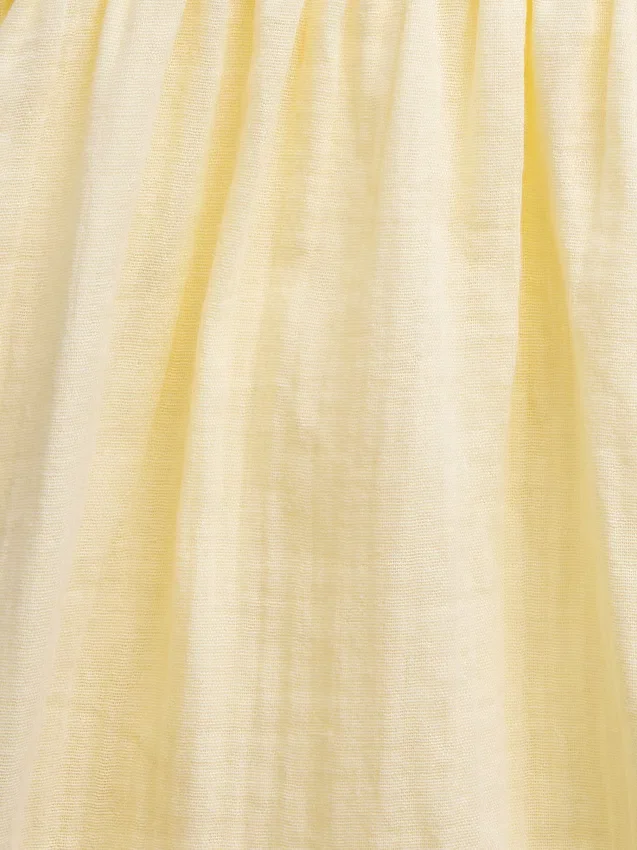 Midi-Kleid aus Baumwollgaze für Kinder