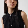 Midi-Shirtkleid mit Spitzenbesatz und Stufenschnitt