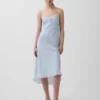 Midi-Unterkleid im Gingham-Look