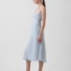 Midi-Unterkleid im Gingham-Look