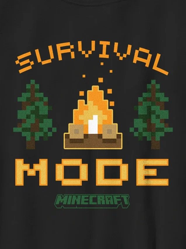 Minecraft-T-Shirt für Kinder im Survival-Modus