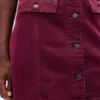 Mini-Etuikleid aus Denim mit Kragen