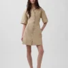 Mini-Hemdkleid aus Popeline