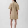 Mini-Hemdkleid aus Popeline