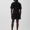 Mini-Hemdkleid aus Popeline