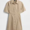 Mini-Hemdkleid aus Popeline