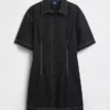 Mini-Hemdkleid aus Popeline
