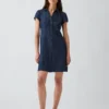 Mini-Hemdkleid mit Empire-Taille