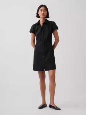 Mini-Hemdkleid mit Empire-Taille