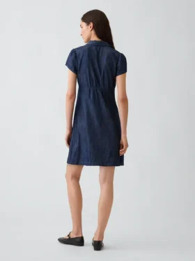 Mini-Hemdkleid mit Empire-Taille