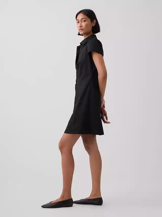 Mini-Hemdkleid mit Empire-Taille
