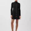 Mini-Kleid mit Bistretch-Nähten
