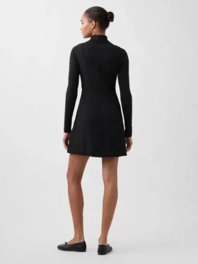 Mini-Kleid mit Bistretch-Nähten