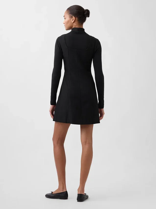 Mini-Kleid mit Bistretch-Nähten
