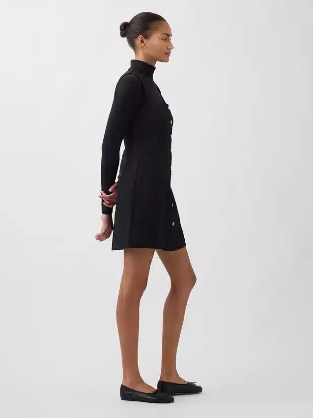 Mini-Kleid mit Bistretch-Nähten