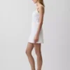 Mini-Kleid mit Denim-Einsätzen
