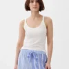 Mini-Ripp-Pyjama-Oberteil