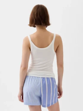 Mini-Ripp-Pyjama-Oberteil