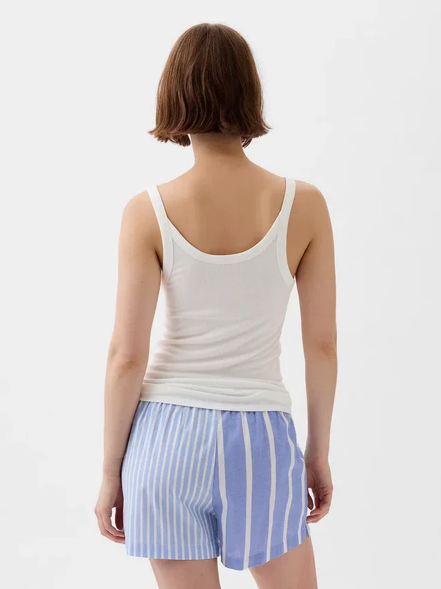 Mini-Ripp-Pyjama-Oberteil