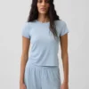 Mini-Ripp-Pyjama-T-Shirt