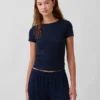 Mini-Ripp-Pyjama-T-Shirt