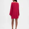 Mini-Shift-Kleid mit U-Boot-Ausschnitt