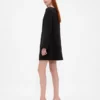 Mini-Shift-Kleid mit U-Boot-Ausschnitt