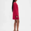 Mini-Shift-Kleid mit U-Boot-Ausschnitt